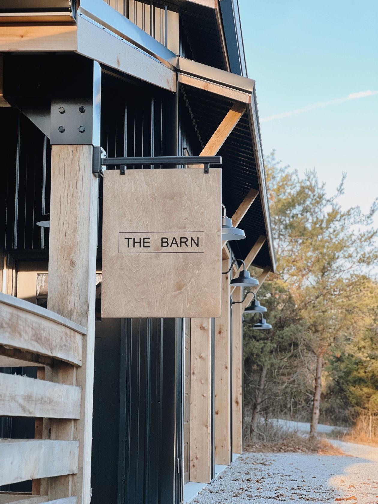 The barn entrance